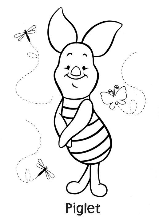 Piglet Coloring Pages To Print Coloring Pages