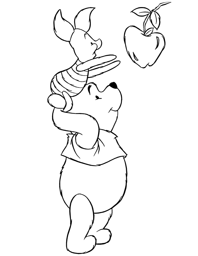 Free Printable Piglet Pages to Color