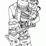 Minion Coloring Pages Printables