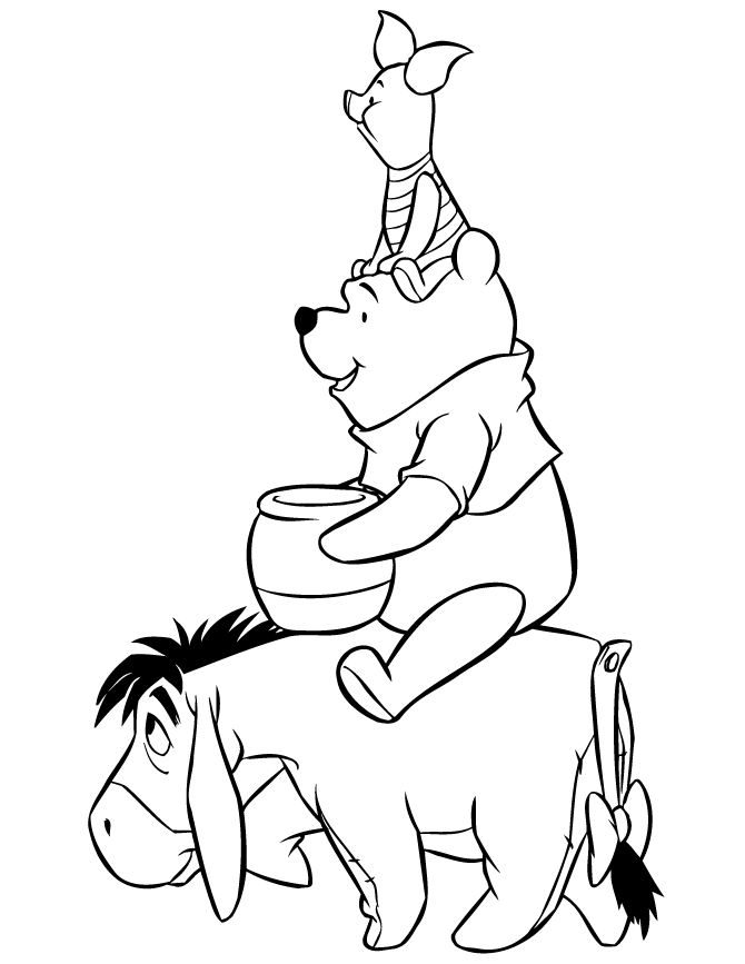 Piglet Coloring Page Printables