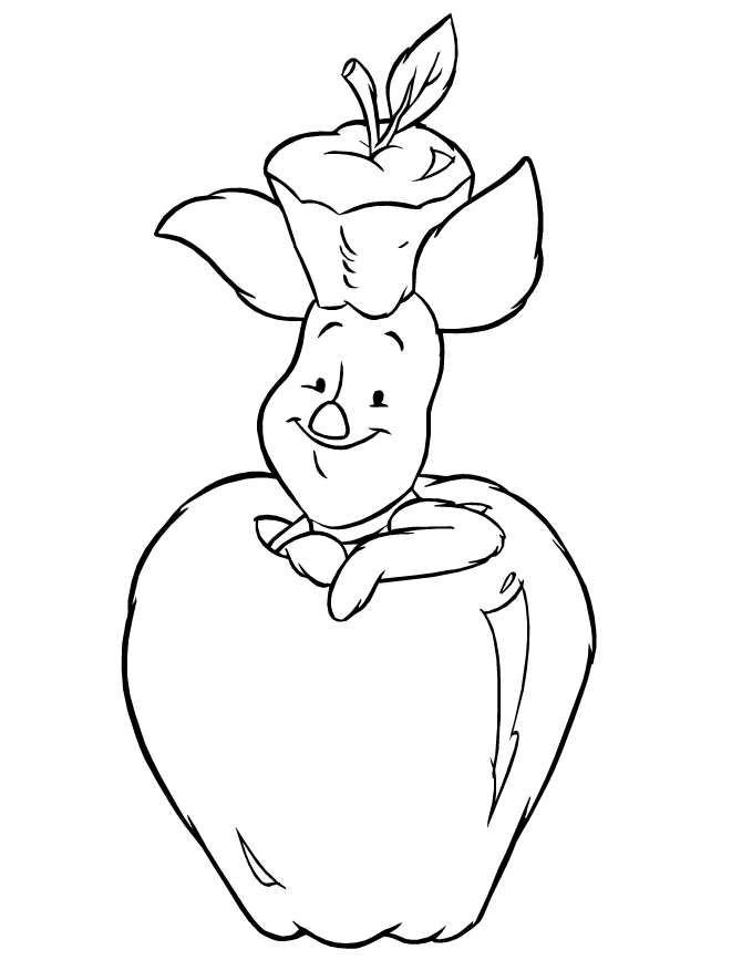 Piglet Coloring Pages Free Printable