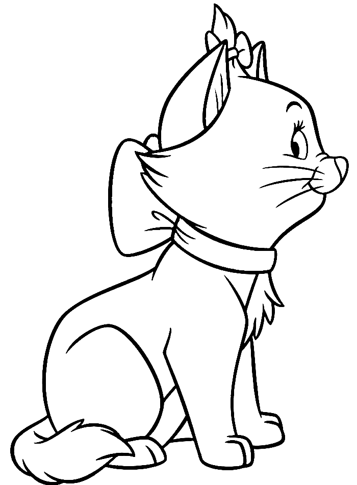 Printable Aristocats Coloring Page