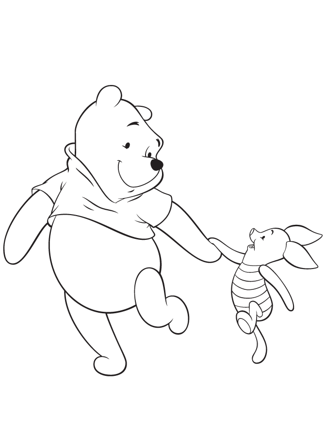 Printable Piglet Coloring Pages