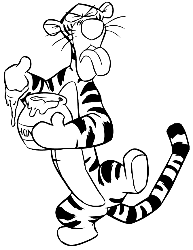 Printable Tigger Coloring Pages