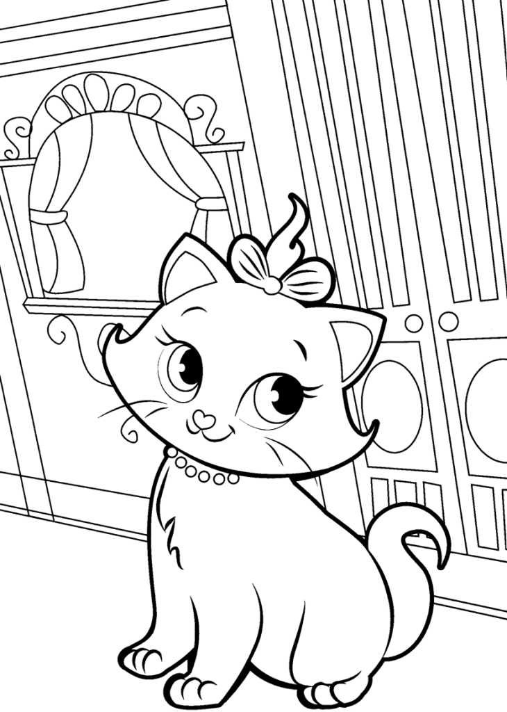 Printables Aristocats Coloring Pages Free