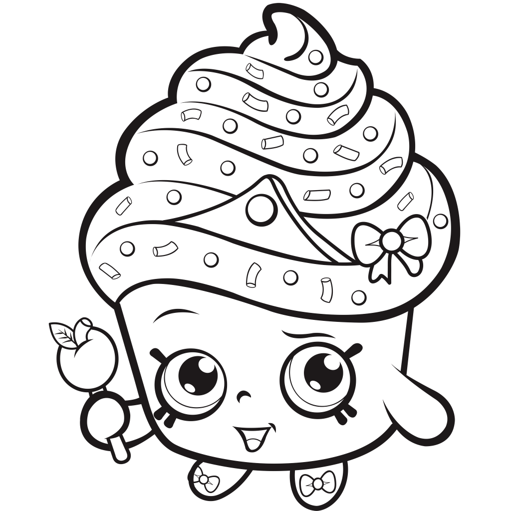 Shopkins Coloring Page