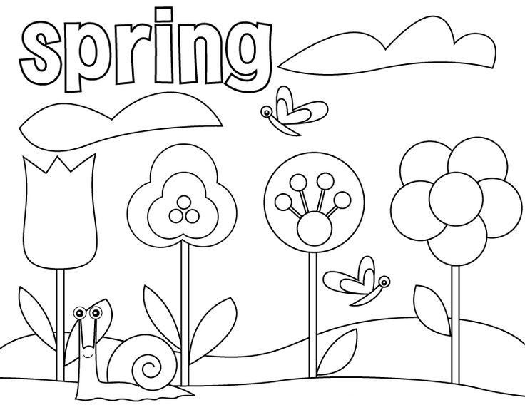 Spring Coloring Pages Best Coloring Pages For Kids