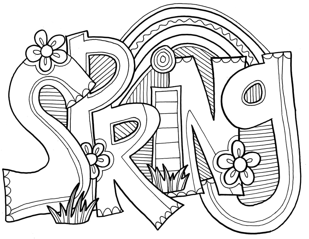 Featured image of post Kid Spring Pictures To Color