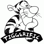 Tigger Coloring Page -Tiggerific