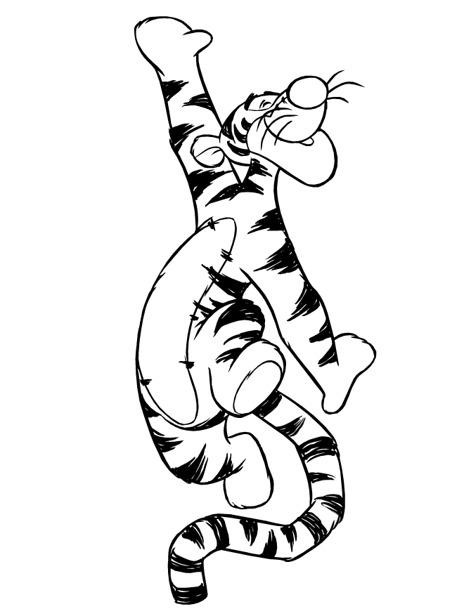 Tigger Coloring Pages Free Printable