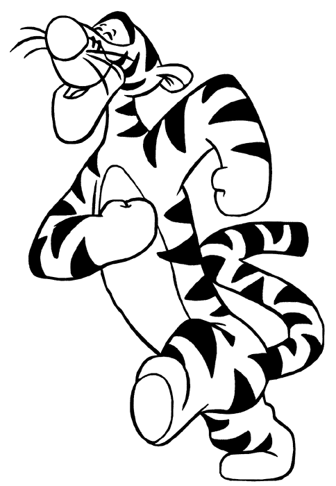 Tigger Coloring Pages Images