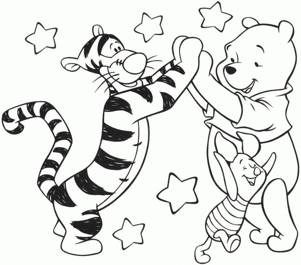 Tigger Coloring Pages - Pooh