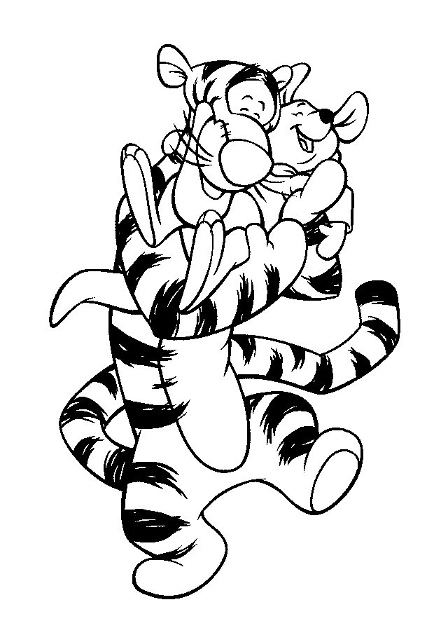 Tigger Coloring Pages Printable