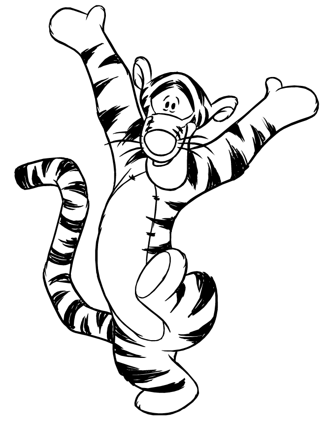 Tigger Coloring Pages Best Coloring Pages For Kids
