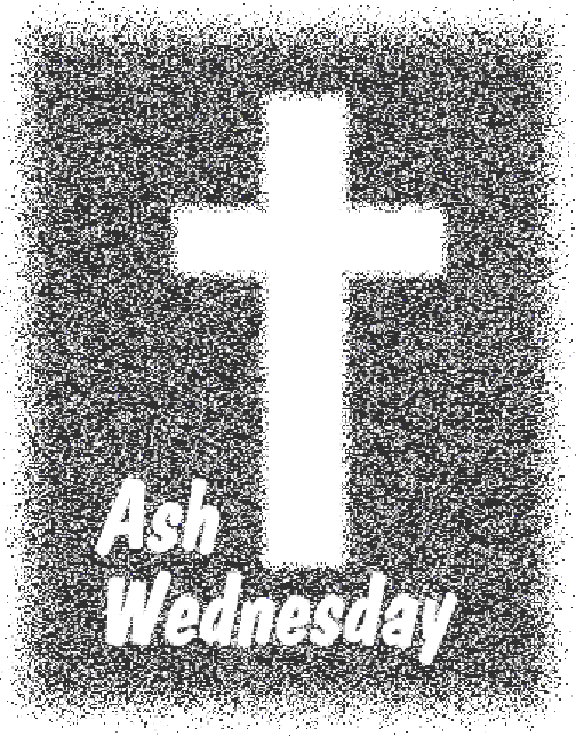 Ash Wednesday Coloring Page