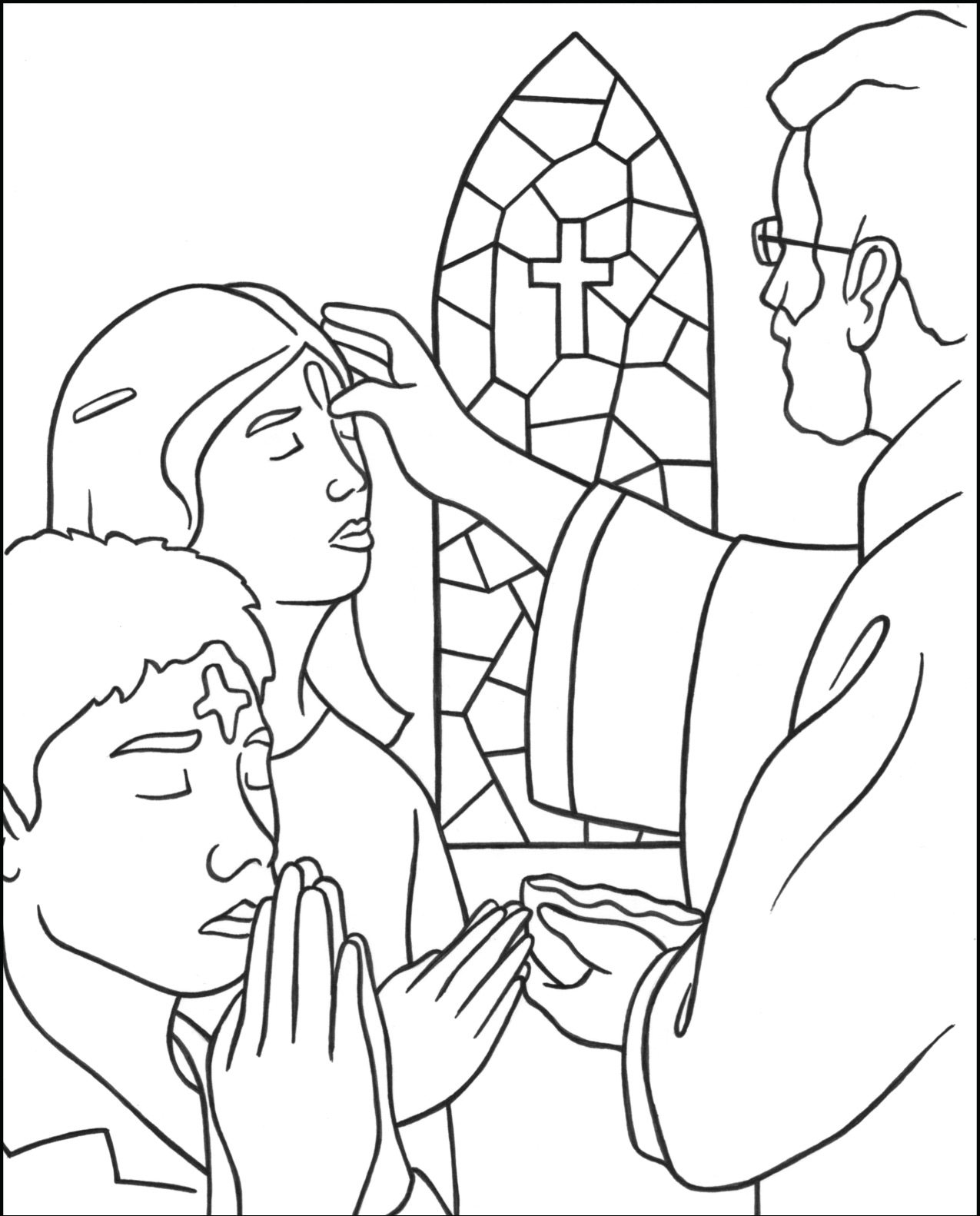 Ash Wednesday Printable Coloring Pages Printable Templates