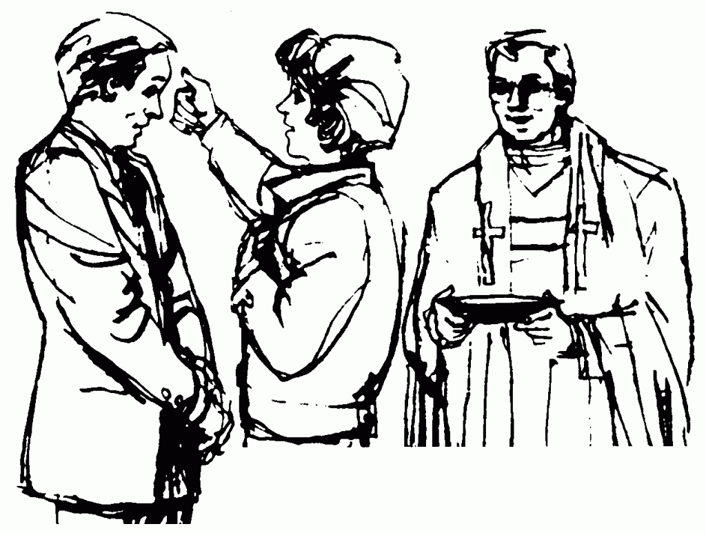 Ash Wednesday Communion Coloring Page