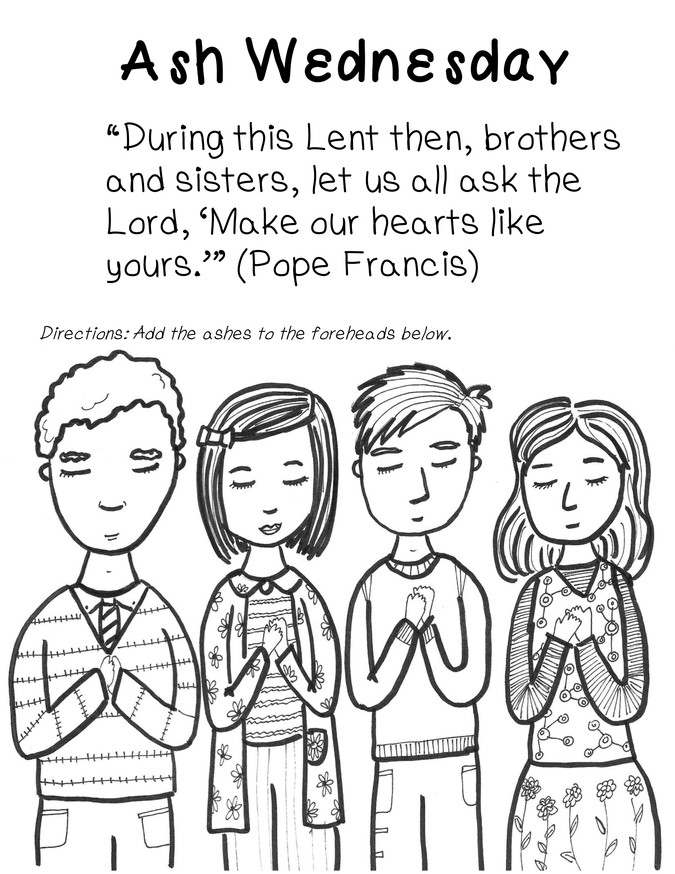 Ash Wednesday Coloring Pages - Best Coloring Pages For Kids