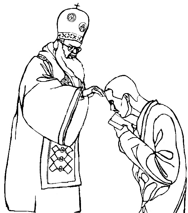 Ash Wednesday Religious Coloring Page