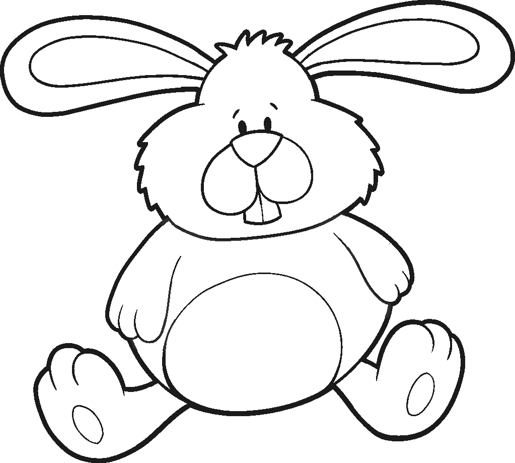 Download Bunny Coloring Sheet