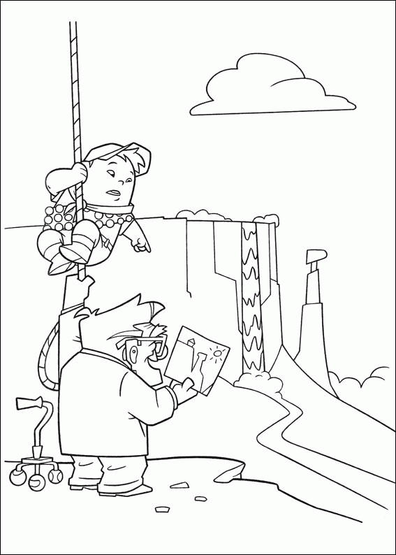 Download Up Coloring Page Free