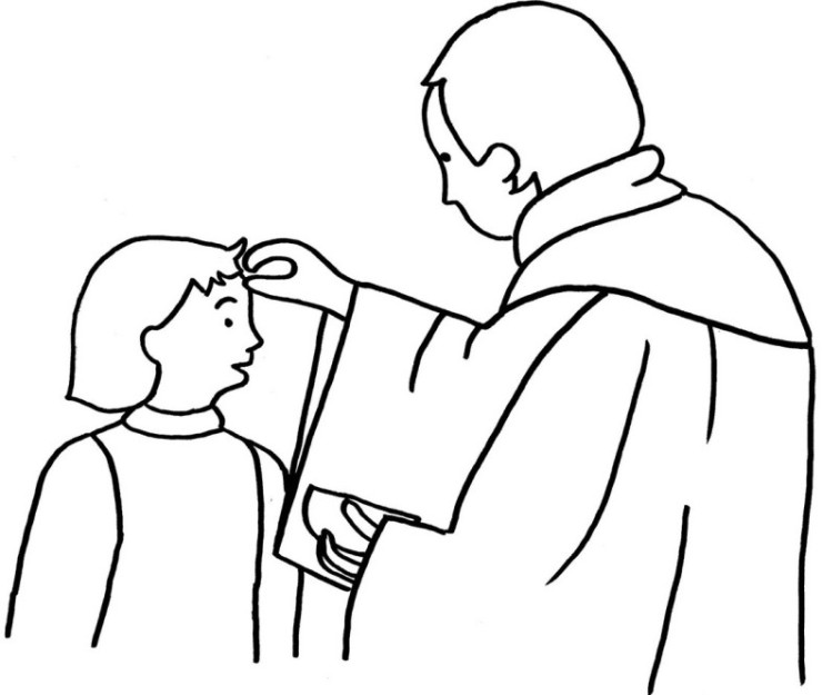 Free Ash Wednesday Coloring Pages