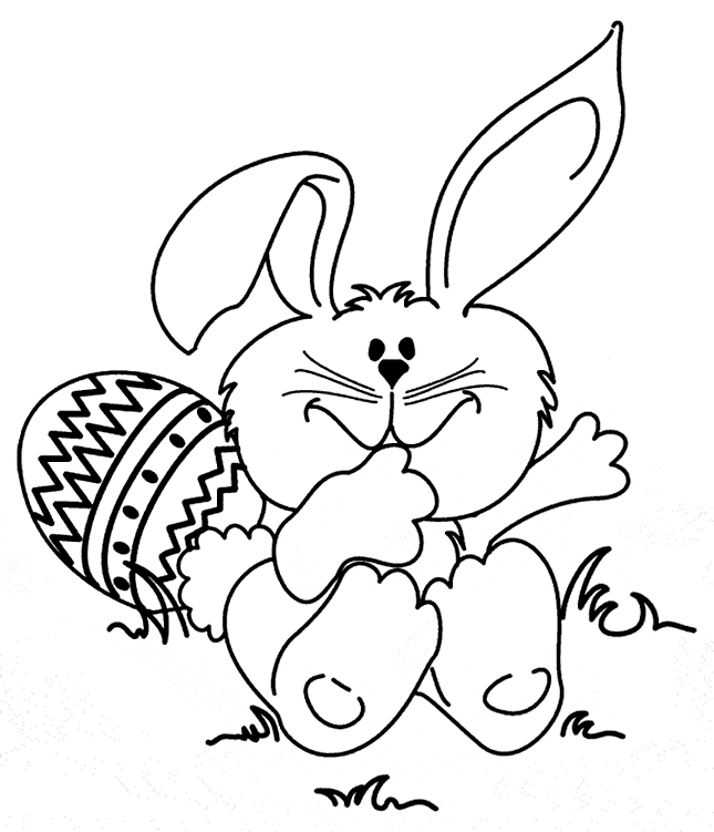 Free Bunny Coloring Page Printables