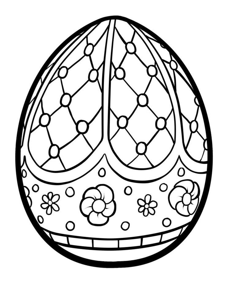 Coloring Pages And Images On Easter Bunny Eggs 4