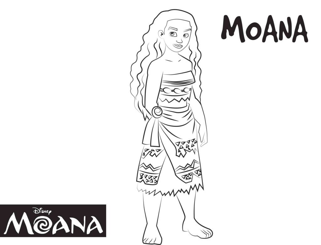 Free Moana Coloring Pages