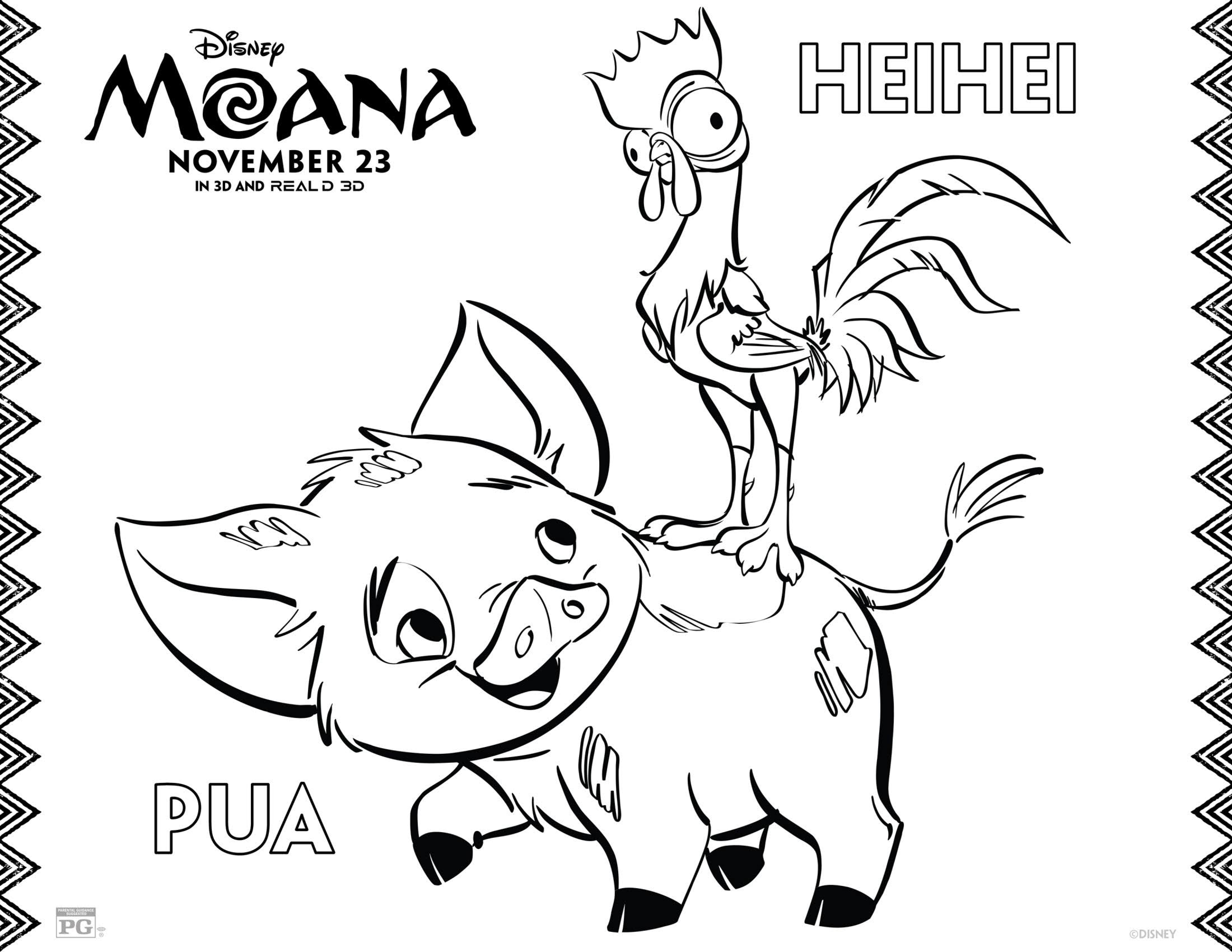 Moana Coloring Pages Best Coloring Pages For Kids