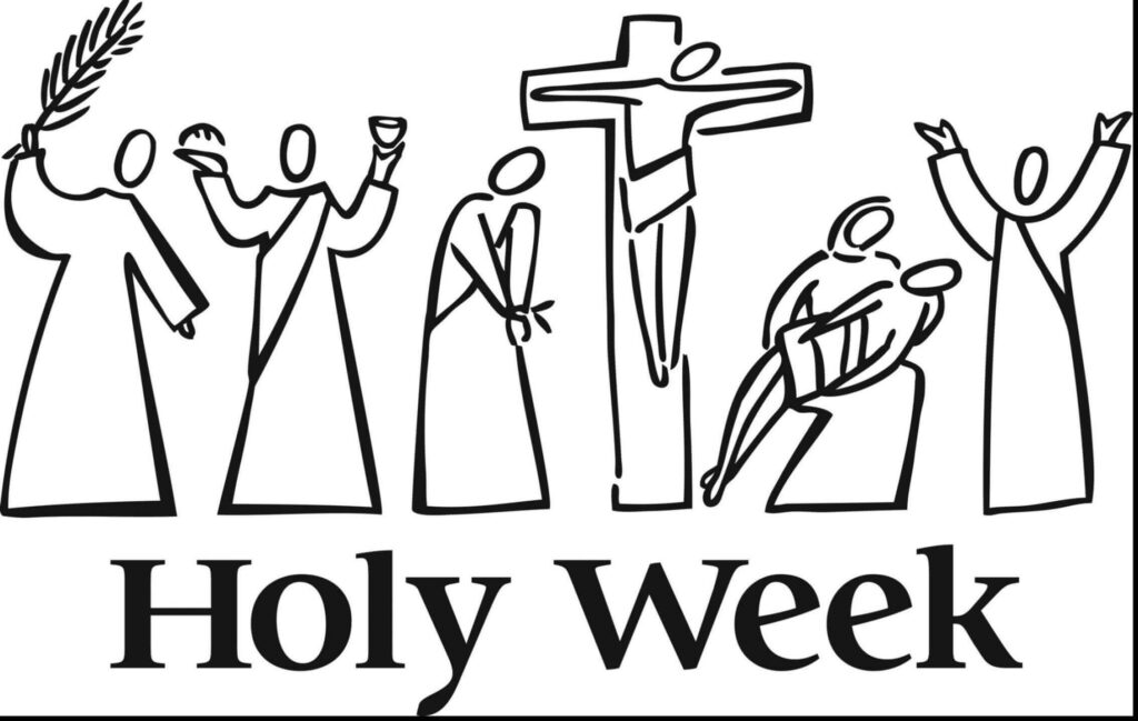Holy Week Coloring Page