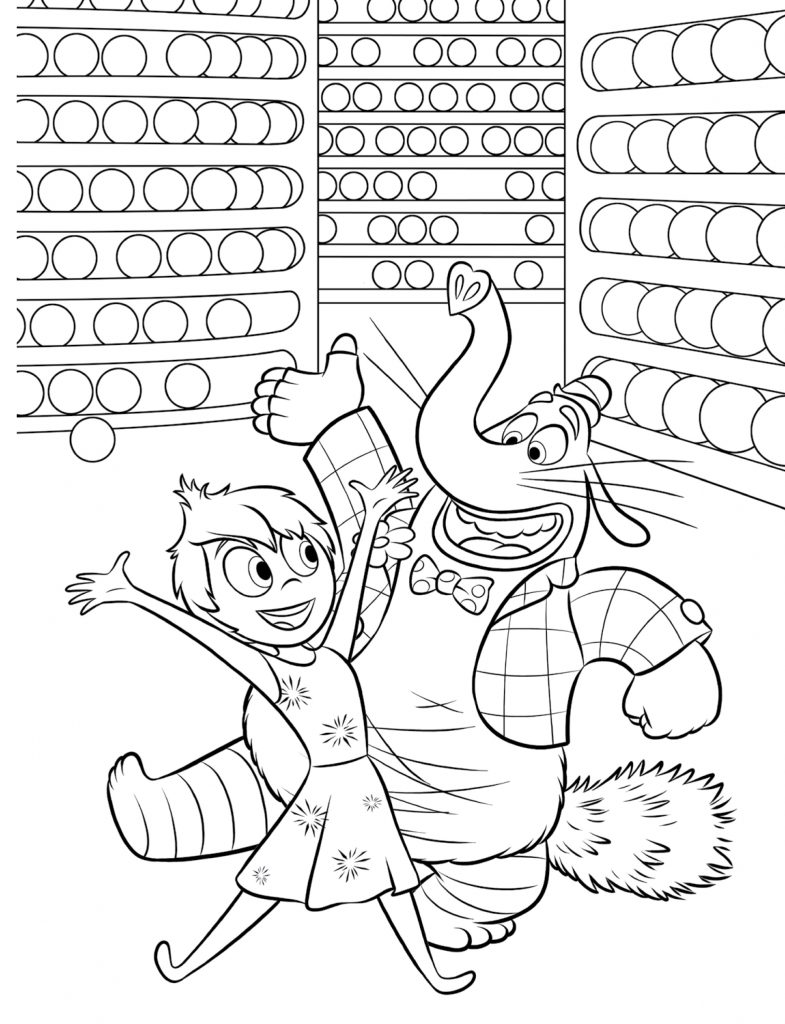 Inside Out Coloring Page