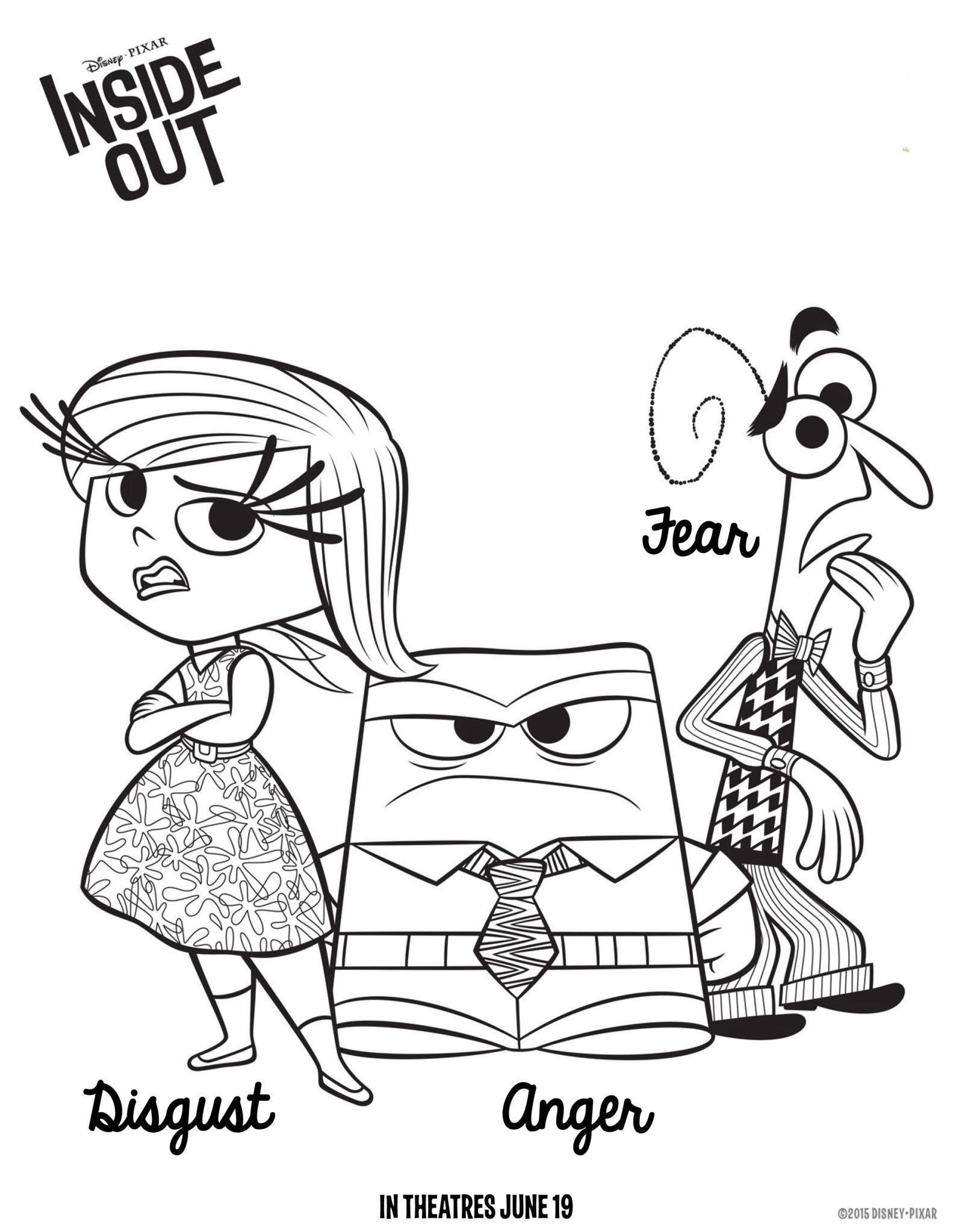 Inside Out Coloring Pages - Best Coloring Pages For Kids