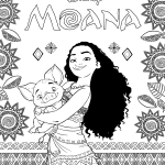 Moana Coloring Pages