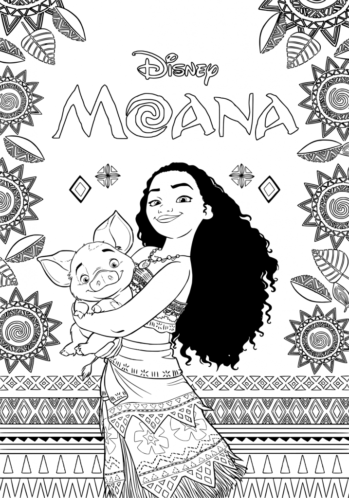 Moana Coloring Pages