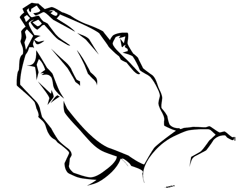 Praying Hands Coloring Page
