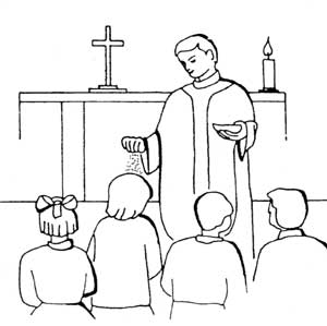 Print Ash Wednesday Coloring Pages