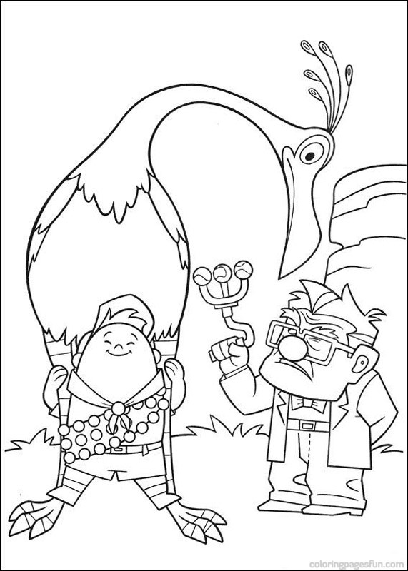 Up Coloring Pages Picture