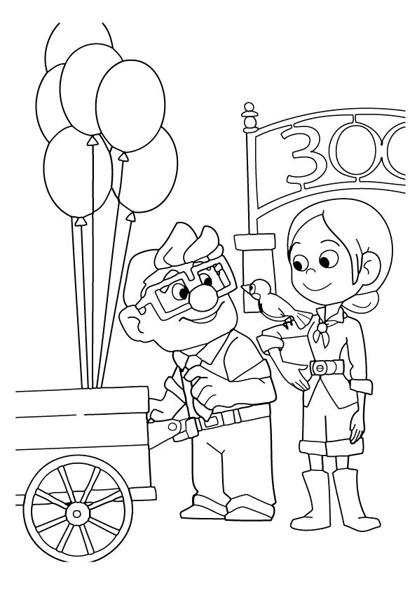 Up Coloring Pages Printables