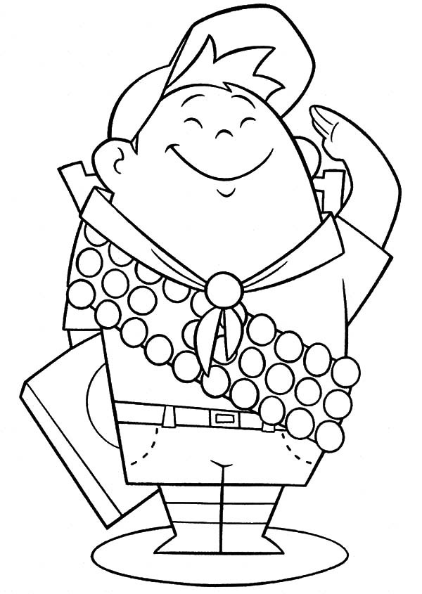 kevin up coloring page