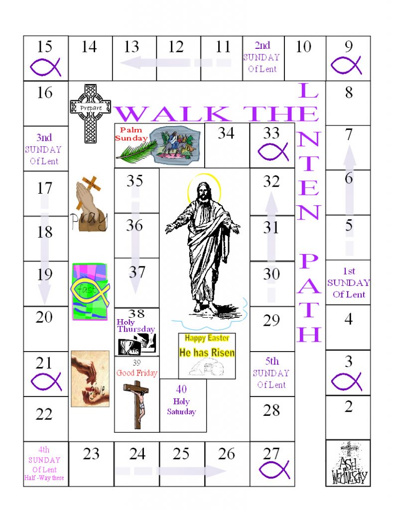 Walk The Lenten Path Printable