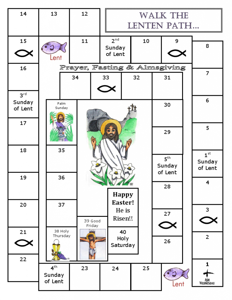 Walk the Lenten Path Printable