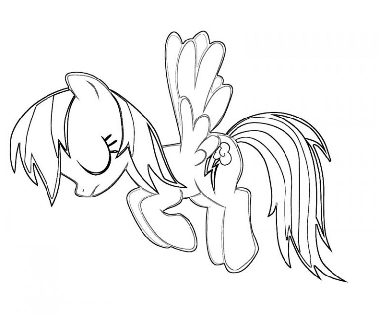 Rainbow Dash Coloring Pages - Best Coloring Pages For Kids