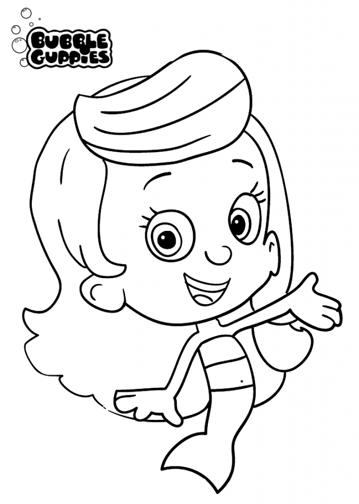 Download Free Bubble Guppies Coloring Pages