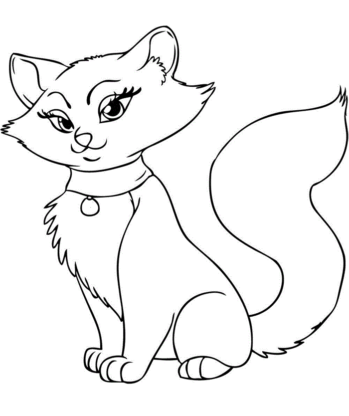 Download Kitten Coloring Page