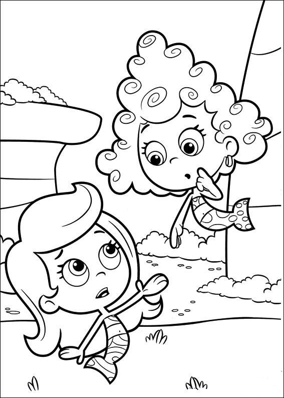 22+ Bubble Guppies Coloring Page