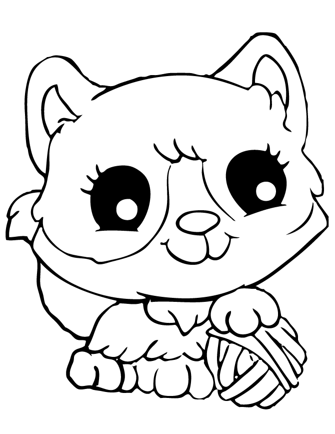 free printable kitten coloring pages for kids best coloring pages for ...