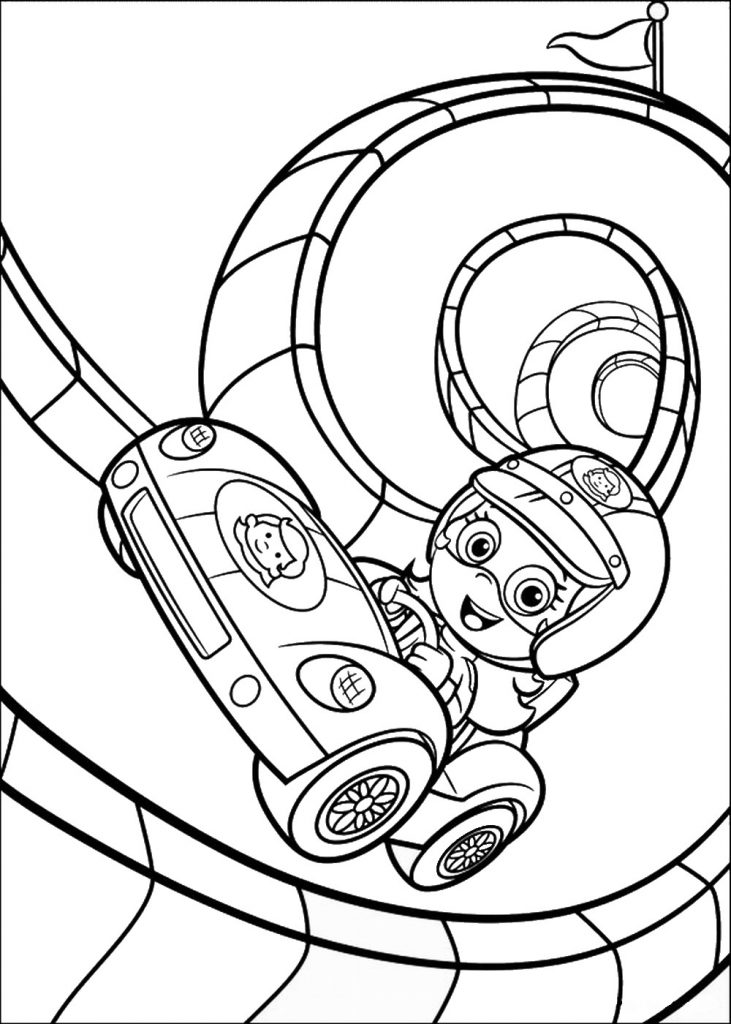 Free Printable Bubble Guppies Coloring Page