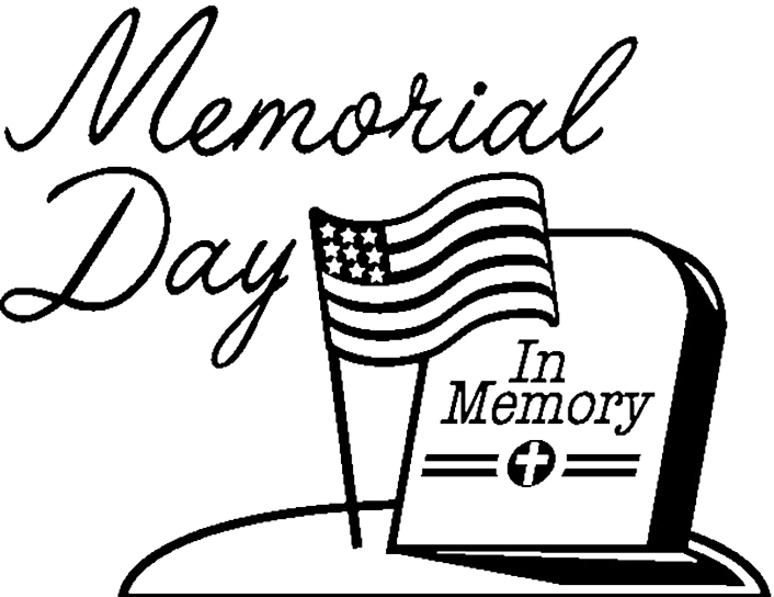 In Memory Memorial Day Coloring Page