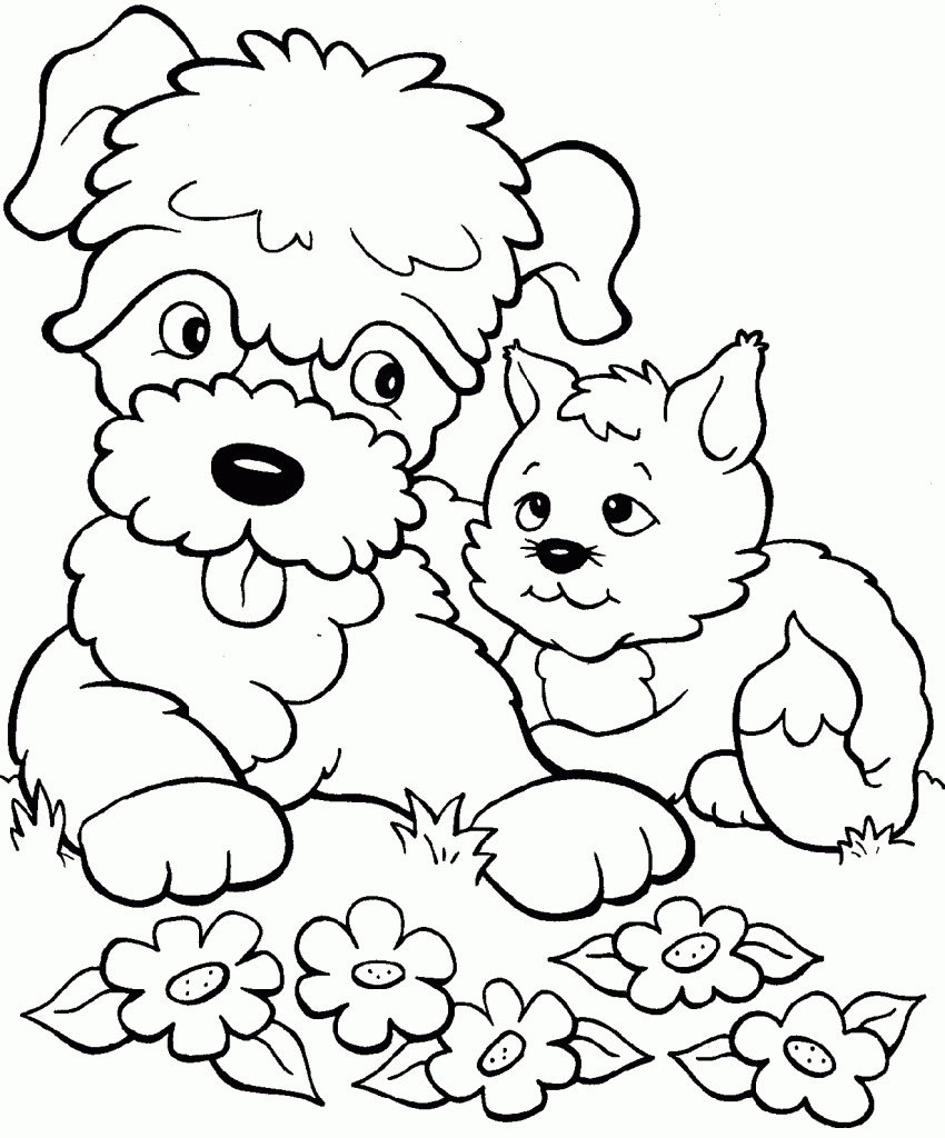 Kitten Coloring Page Printable